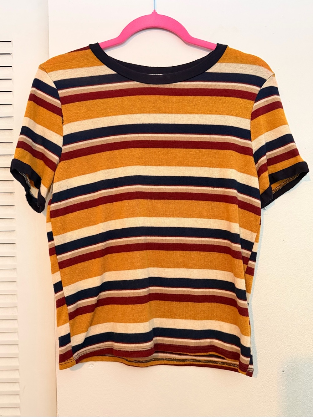 GAZE USA Vintage Vibes Women’s L Striped Tee